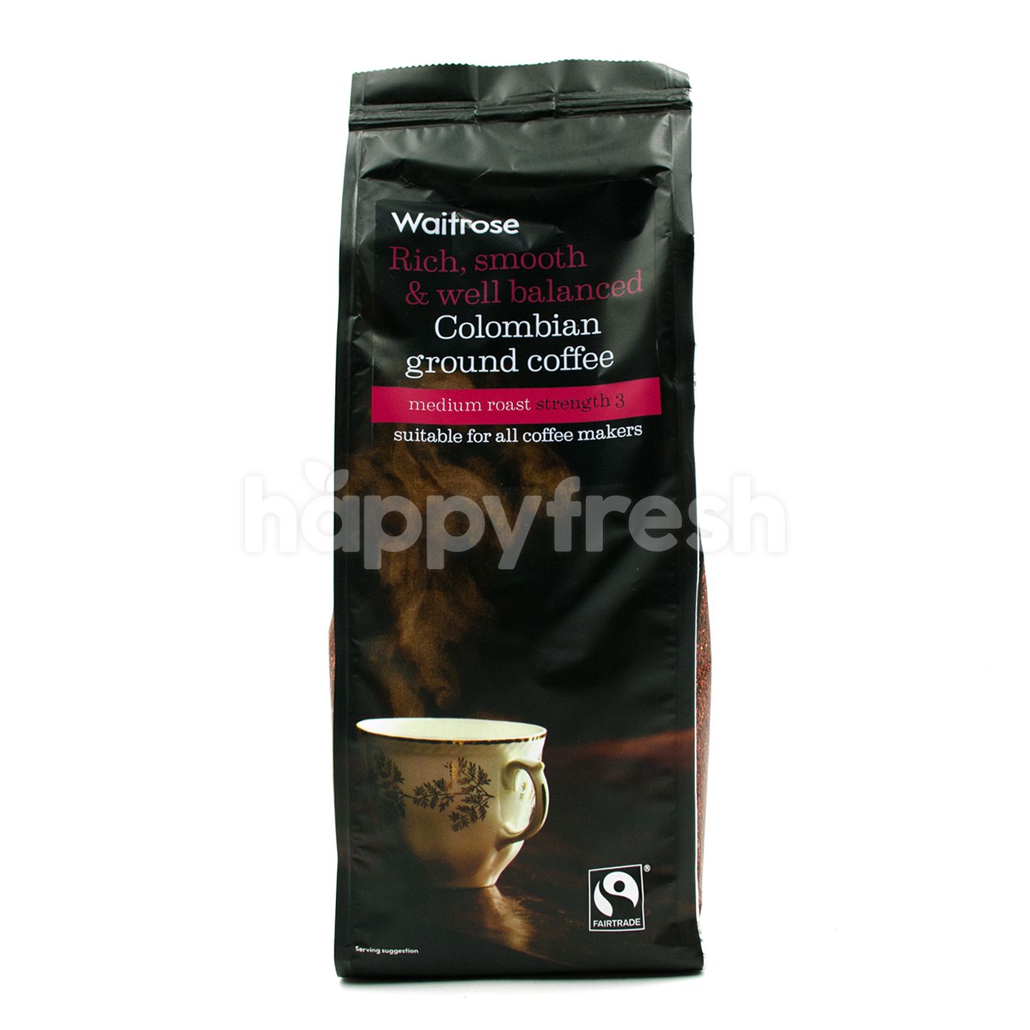 Beli Waitrose Colombian Ground Coffee Medium Roast Strength 3 dari Cold
