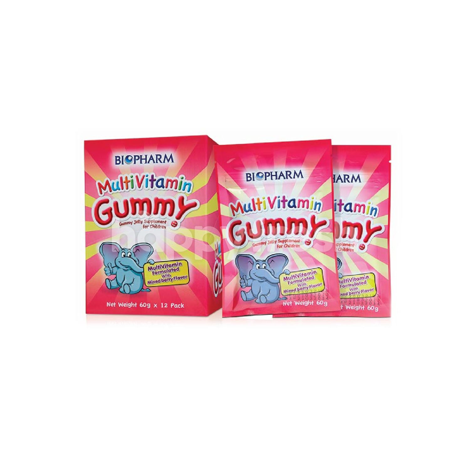ซื้อ BIOPHARM Gummy Multivitamin formulated with Mixedberry Flavor 60 g