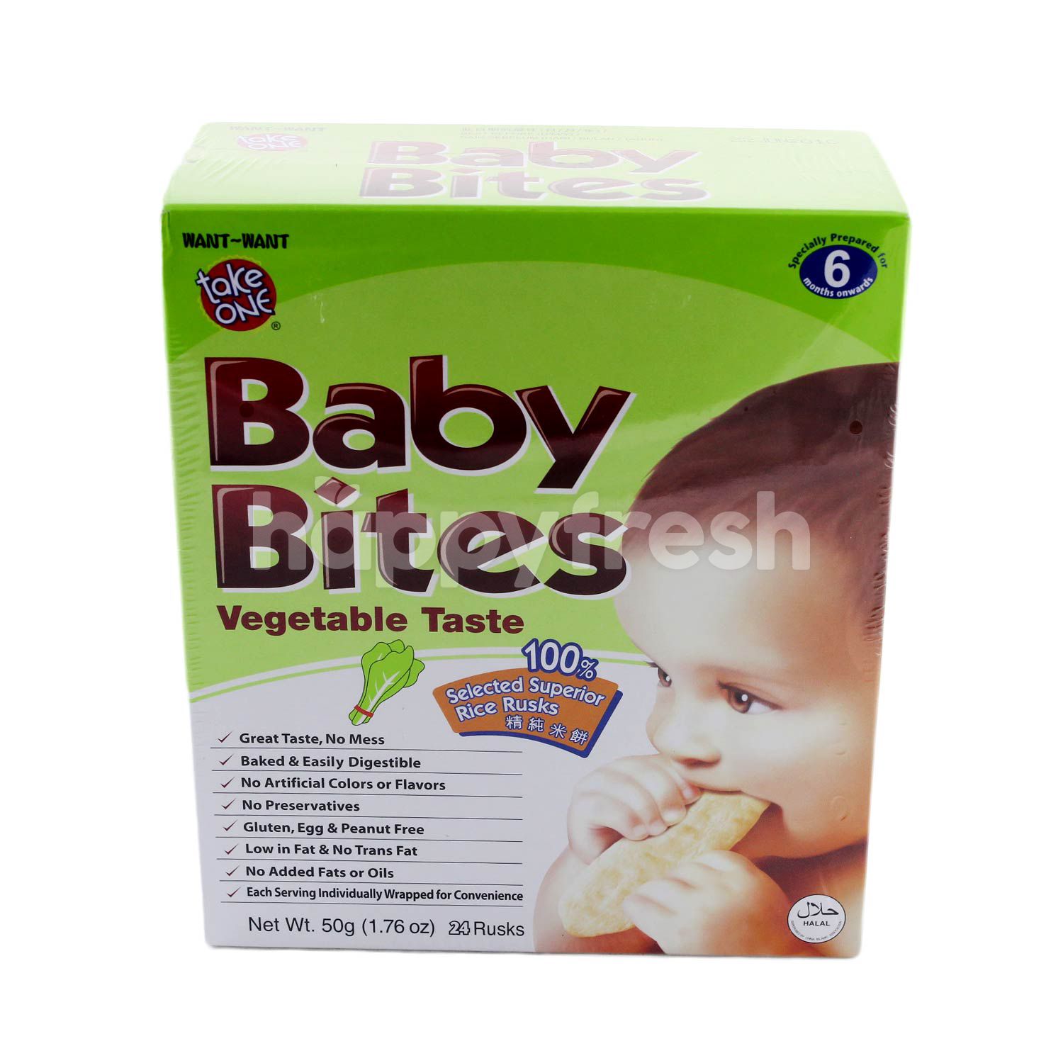Beli WANT WANT Take One Baby Bites Vegetable Taste dari Cold Storage ...