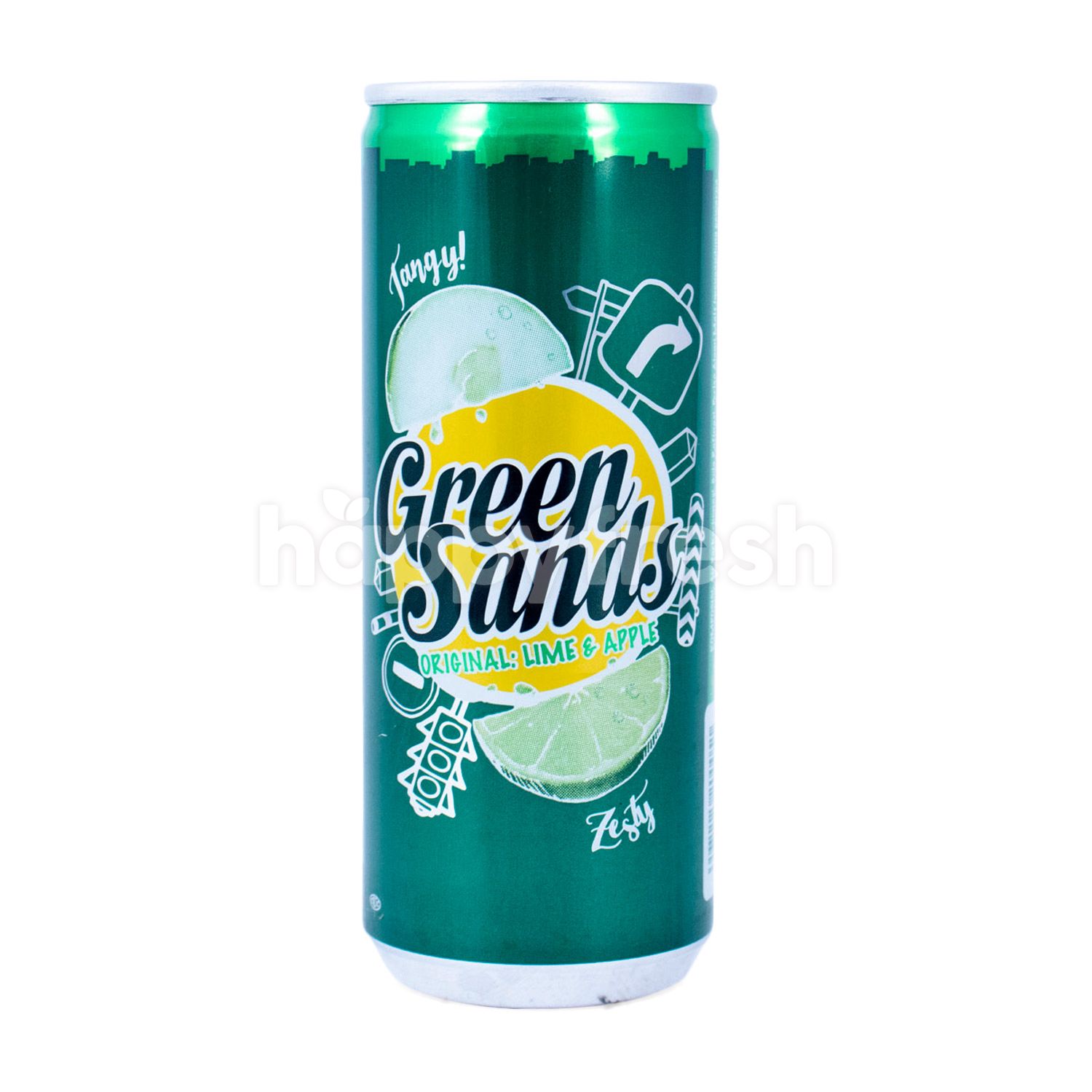 Jual Green Sands Lime & Apple Original Carbonated Soft Drink di Ranch