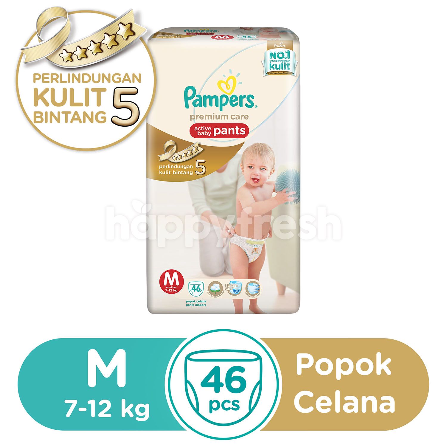 Jual Pampers Premium Care Active Baby Pants Size M di The FoodHall