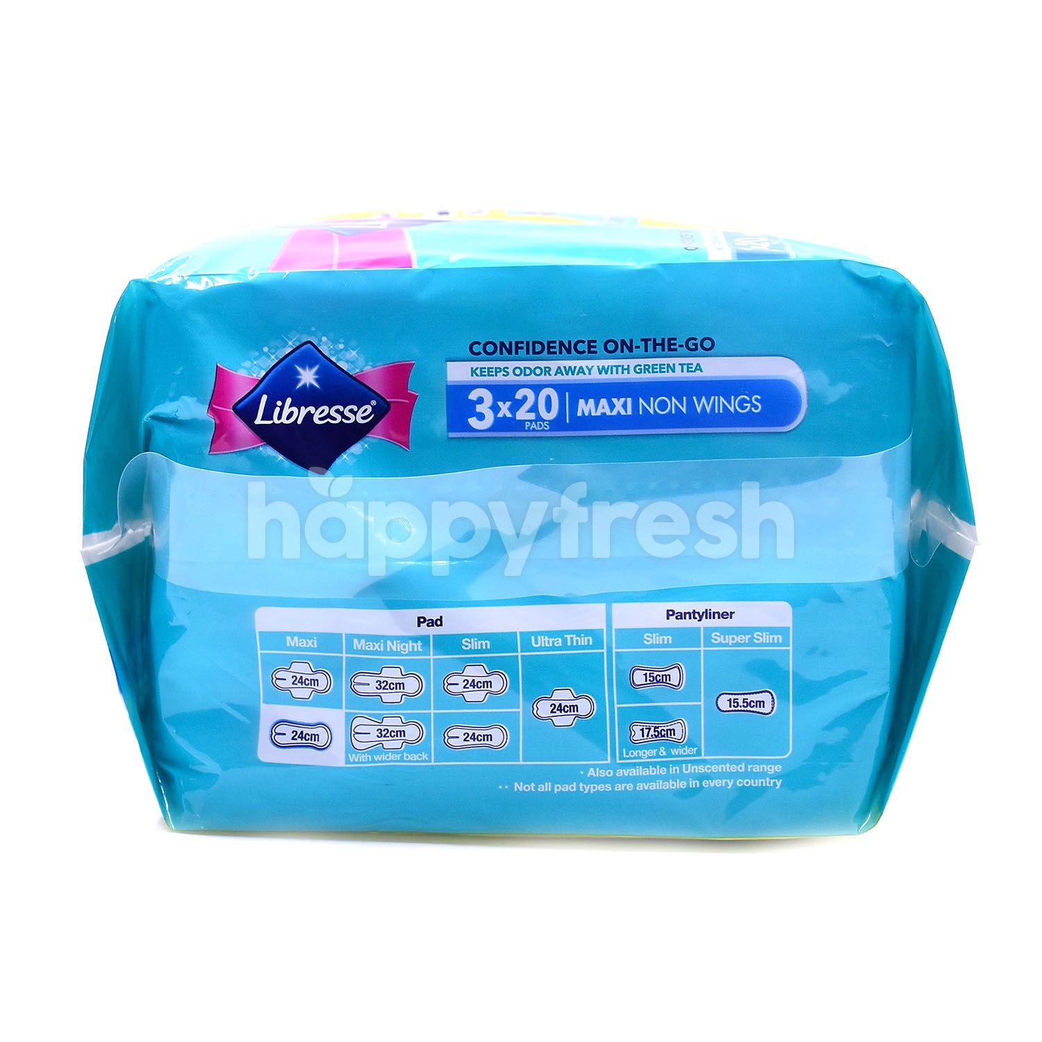 LIBRESSE Maxi Night Non Wing Pads 24cm 