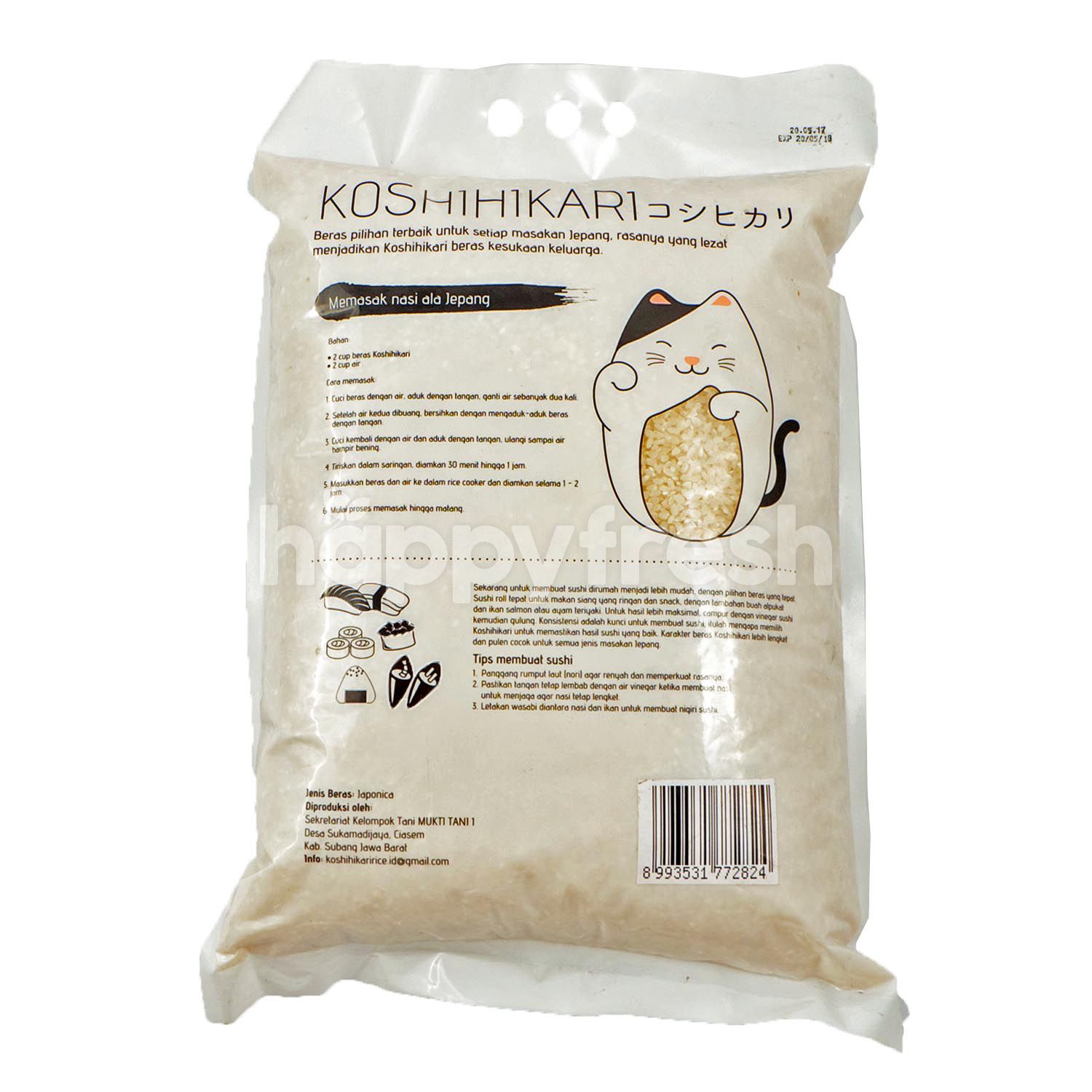 Jual Koshihikari Japanese White Rice Di Papaya Fresh Gallery Happyfresh